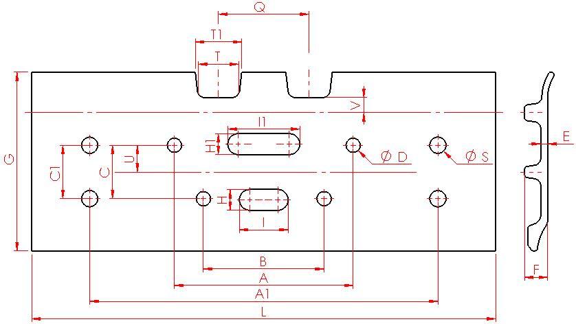Js200 أجزاء الهيكل السفلي للبلدوزر الزاحف رابط الحذاء Assy جرار زاحف Sem822D