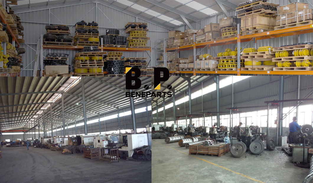Mini Ekskavatör Lastik Parça Alt Takım Makineleri Yağlanmış Kuru Parça Bağlantı Pabucu Buldozer Parçaları için Takma Parça Zincir Grubu 300X52.5X78W