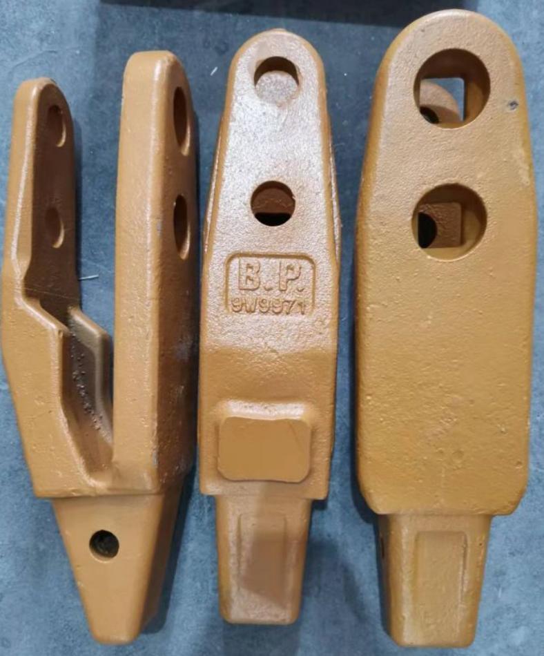 Pelle de terrassement et de Construction, pièces de rechange de haute qualité, dents de godet en fonte/adaptateur de dents 9W9971