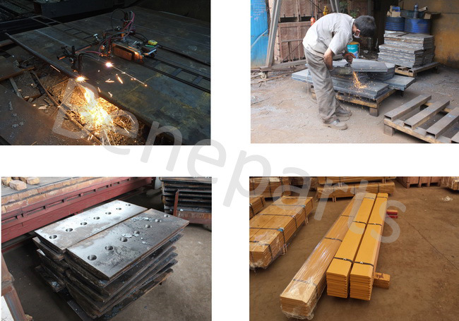 Les machines de construction partient le seau Steelcorner de bore d'acier au carbone gauche droite 421-70-22990